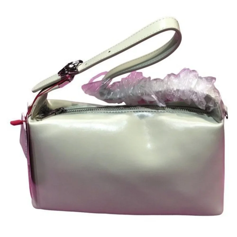 Foxer handbag shoulder Pursebag sage green‎ faux leather chain strap new medium